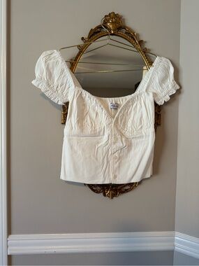 With Jéan White Corset Blouse